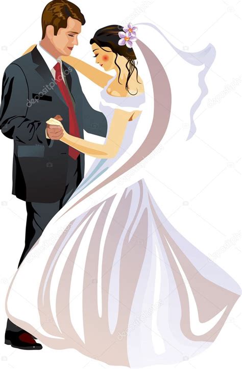 Bride And Groom Vector Stock Vector Image By ©sanjar 2387984