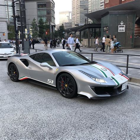 Ferrari Pista Painted In Argento Nurburgring W The Pista Piloti