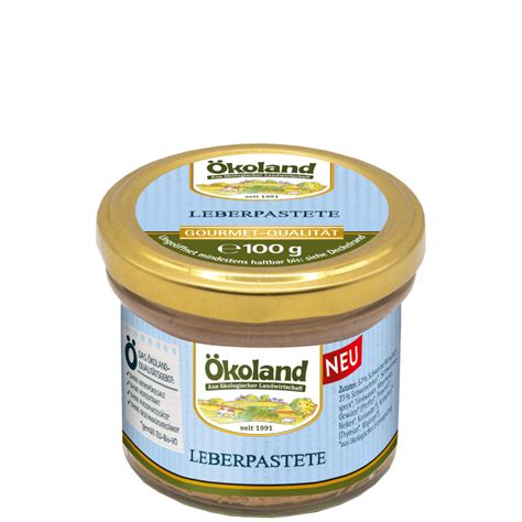 Ökoland Leberpastete In Gourmet Qualität 6 X 100g Online Kaufen