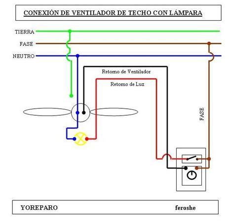 Diagrama Electrico Ventilador De Techo Como Conectar Un Vent