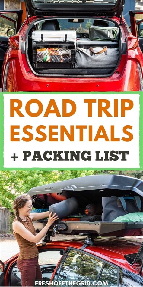 89 Road Trip Packing List Essentials for Hitting the Road - Fresh Off ...