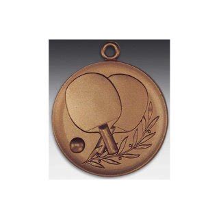 Medaille Tischtennis Schl Ger Mit Se Mm Bronzefarben