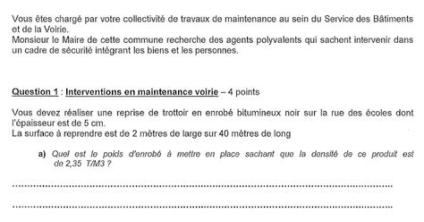 Qcm Concours Gratuits Sp Cialit B Timent Travaux Publics Voirie