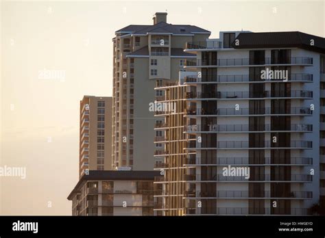 Panama City Beach, Florida condos Stock Photo - Alamy