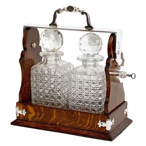 A Nice Antique Decanter Set Or Tantalus At 1stdibs