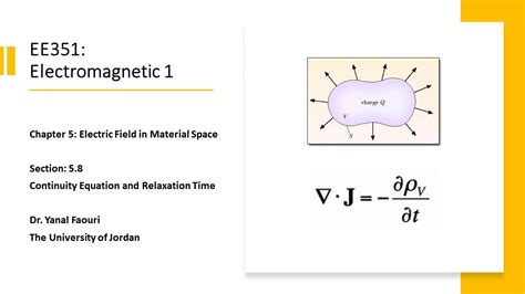 59 Continuity Equation And Relaxation Time Youtube