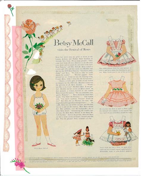 Miss Missy Paper Dolls Betsy Mccall Paper Dolls