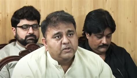 Fawad Chaudhry Warns Govt Against Using Force To Stop Ptis Azadi March