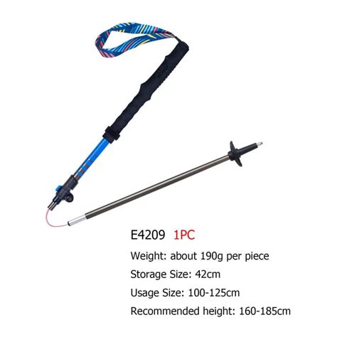 AONIJIE E4201 Lightweight Folding Collapsible Quick Lock Trekking Pole