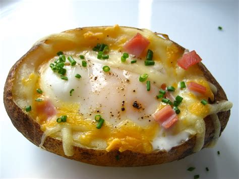 Home Cooking In Montana Egg Stuffed Baked Potato