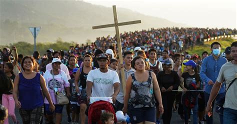 Migrant Caravan Grows As It Heads Through Southern Mexico The Seattle