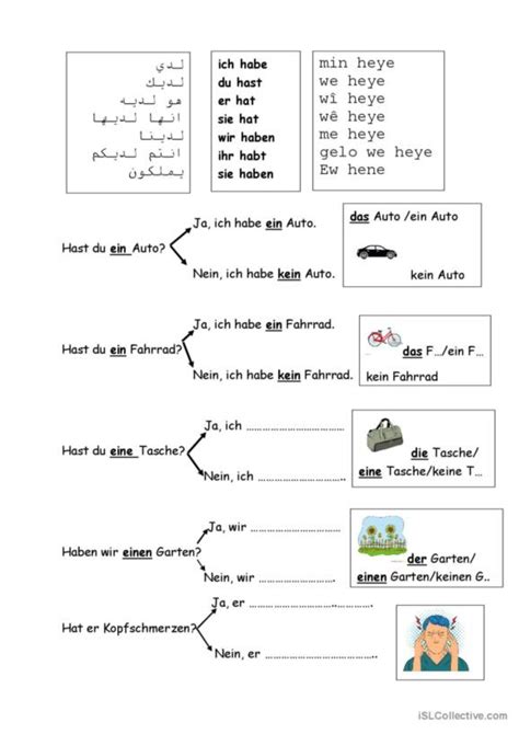 Arabisch Deutsch Daf Arbeitsbl Tter Pdf Doc