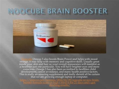 Noocube Brain Booster