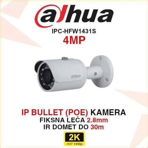 Dahua Mp Ip Bullet Kamera Za Videonadzor Ipc Hfw S