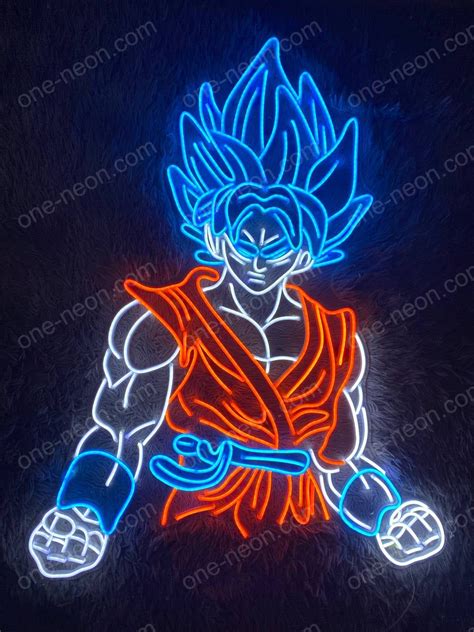 This Son Goku Led Neon Sign Is A Must Have For Any Dragon Ball Fan