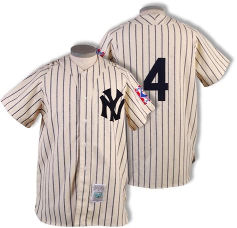 Vintage Lou Gehrig Mitchell & Ness Replica Jersey Sold To Benefit ALS