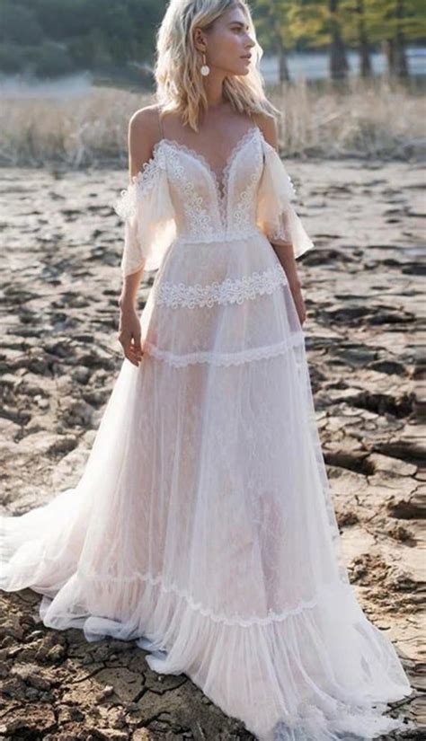 Hippie Beach Wedding Dress