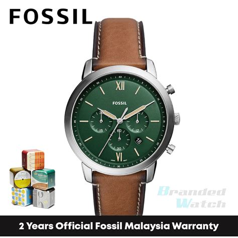 Official Warranty Fossil FS5963 Men S Neutra Chronograph Tan LiteHide