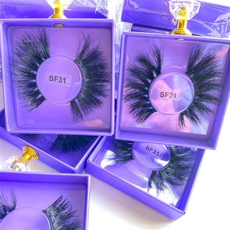 Wholesale Custom Lash Box 3d Bottom Full Strip Mink Lashes Dramatic