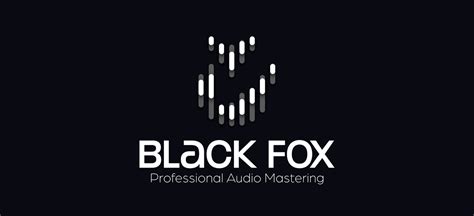 black fox logo  behance