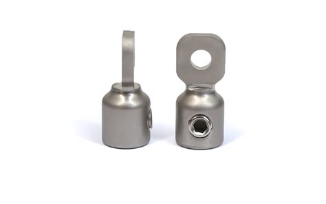 Set Screw Ring Terminals - 1/0 Gauge Pair with Heat Shrink - Merchandise