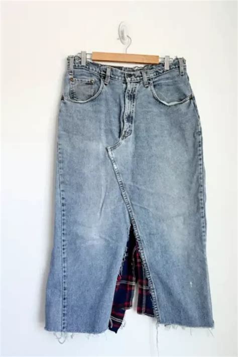 Urban Outfitters Vintage Reworked Levi S Maxi Skirt Mall Of America