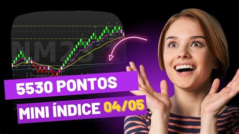 5530 Pontos no Daytrade do Mini Índice operando Cruzamento de Médias