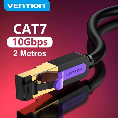 Cabo De Rede Vention Cat Metros Cabo Ethernet Gbps Rj Envio