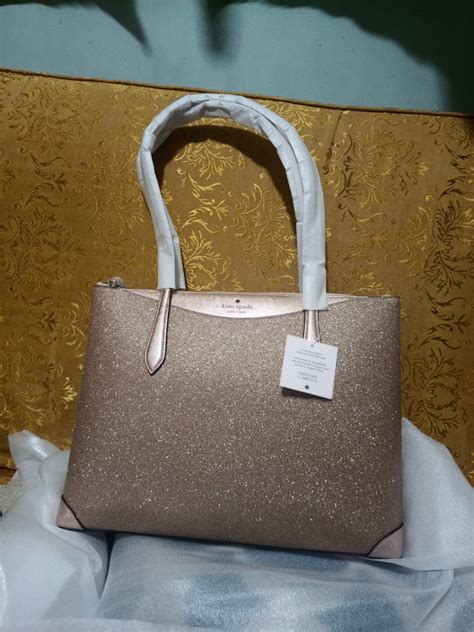 KATE SPADE SHIMMY GLITTER TOTE BAG AUTHENTIC BRAND NEW Luxury Bags