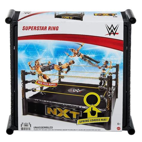 Mattel WWE Superstar Wrestling Ring Toy | Wwe action figures, Action ...