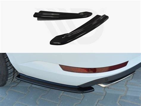 Rear Side Splitters Skoda Superb III Maxton Design UK