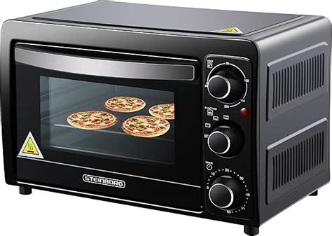 Amazon De Steinborg Mini Backofen Liter Pizza Ofen In Backofen