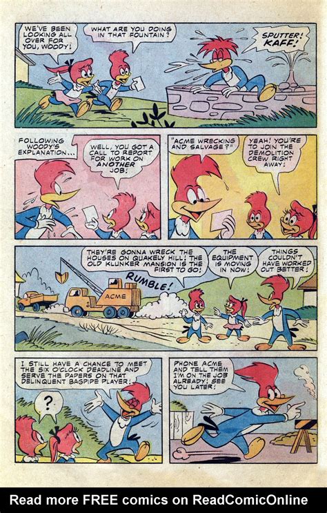 Read Online Walter Lantz Woody Woodpecker 1962 Comic Issue 156