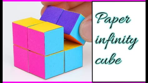 How To Make An INFINITY CUBE Origami Tutorial YouTube