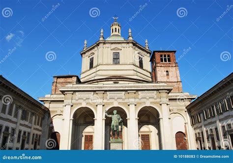 St. Lorenzo Church in Milan, Italy Stock Image - Image of basilica ...