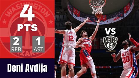 Deni Avdija Highlights Vs Brooklyn Nets Pts Ast Reb