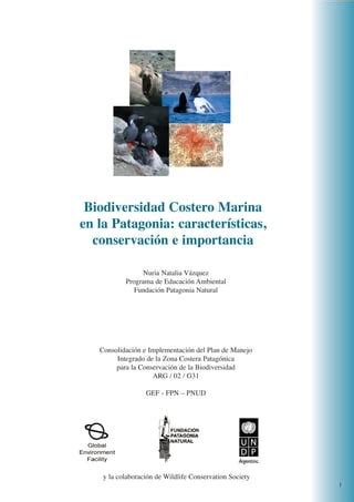 V Zquez Biodiversidad Costera Patag Nica Fpn Pdf