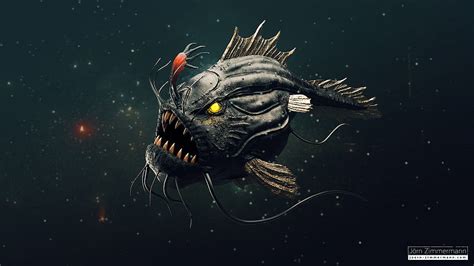 ArtStation, deep sea fish HD wallpaper | Pxfuel