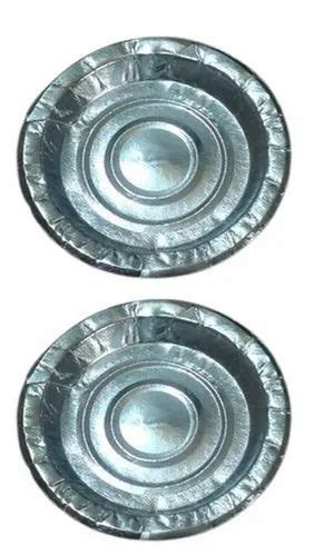 Silver Plain Inch Disposable Paper Plate For Event And Party