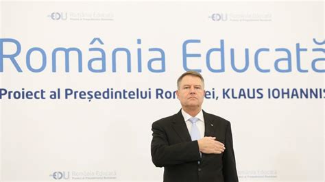 Klaus Iohannis A Salutat Decizia Ucrainei De A Recunoa Te Limba Rom N