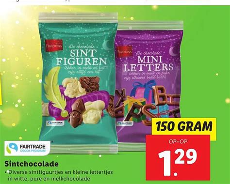 Favorina Sintschocolade Aanbieding Bij Lidl 1Folders Nl