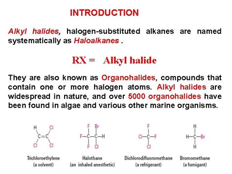 Organic Chemistry 1 Alkyl Halides Preparation And Reactions