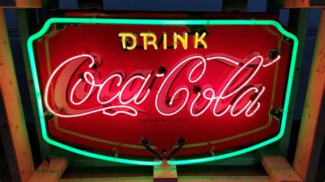 Drink Coca Cola Neon Sign Sspn X For Sale At Auction Mecum Auctions