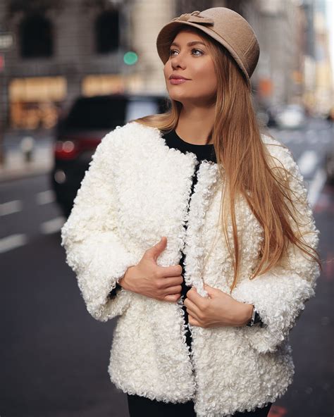 White Faux Fur Coat | Short White Fur Coat | White Faux Fur Jacket