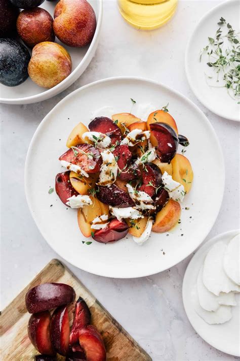 Summer Stone Fruit Salad Emily Laurae