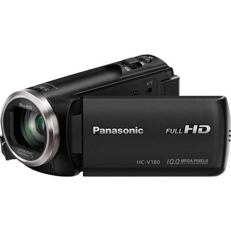 Panasonic Hc V180k Full Hd Camcorder Black Hc V180k Bandh Photo