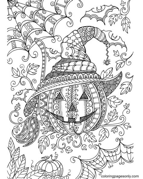 Pumpkin Mandala Coloring Page - Free Printable Templates