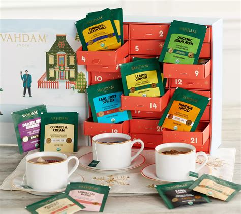 Vahdam Christmas 24 Tea Advent Calendar Gift Set QVC