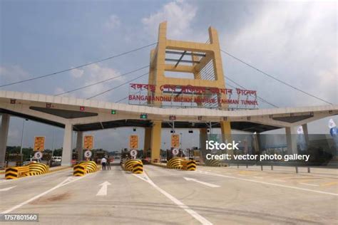 A Front View Of The Twotube Bangabandhu Sheikh Mujibur Rahman Toll Gate