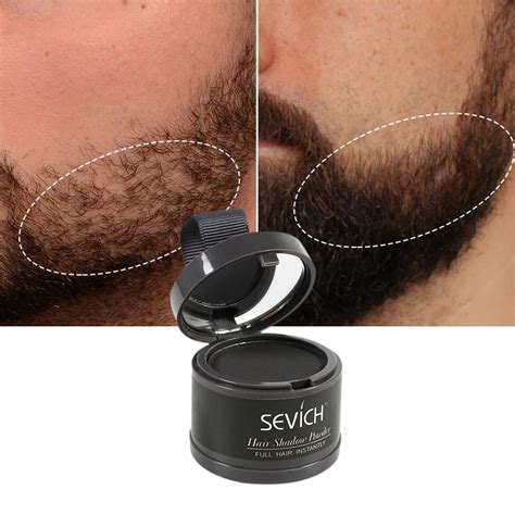 Sevich Waterproof Beard Filler Beard Hair Shadow Powder Root Cover Up